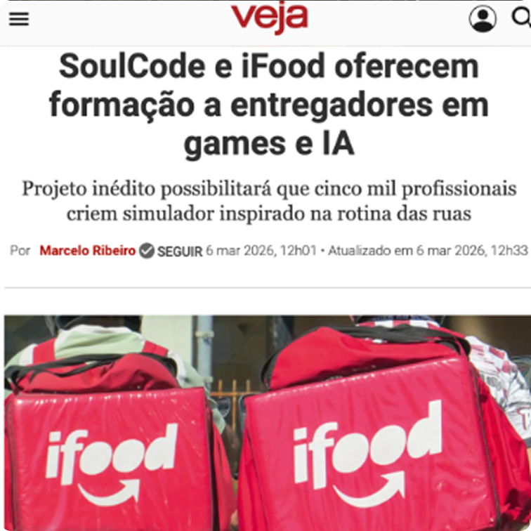 Projeto de deskless da parceria Ifood e SoulCode — imagem 3
