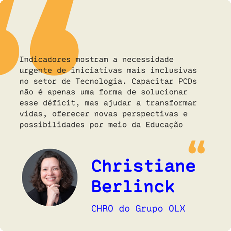 Programas voltados a PCD da parceria Olx e SoulCode — imagem 1