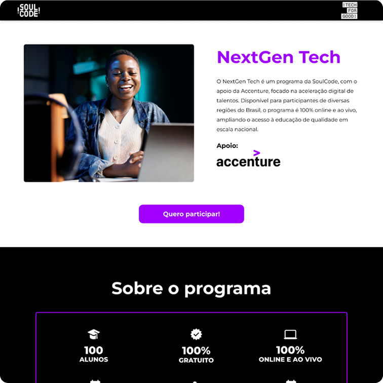 Projeto de qualificação da parceria Accenture e SoulCode — imagem 2